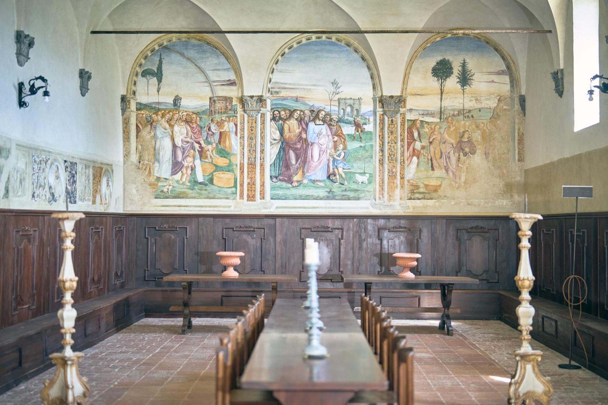 Monastero Sant'Anna In Camprena Villa Pienza Bagian luar foto